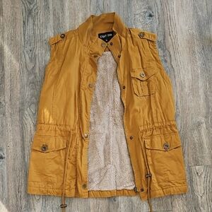 C'est Toi Women's Mustard Vest